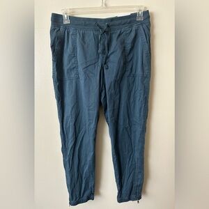 Sonoma Goods For Life Blue Jogger Pants Mid Rise Cotton Spandex Size Medium